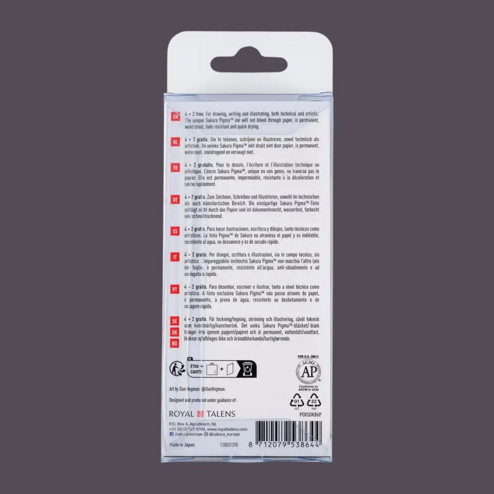 PIGMA® Micron™ Set 4+2 schwarz