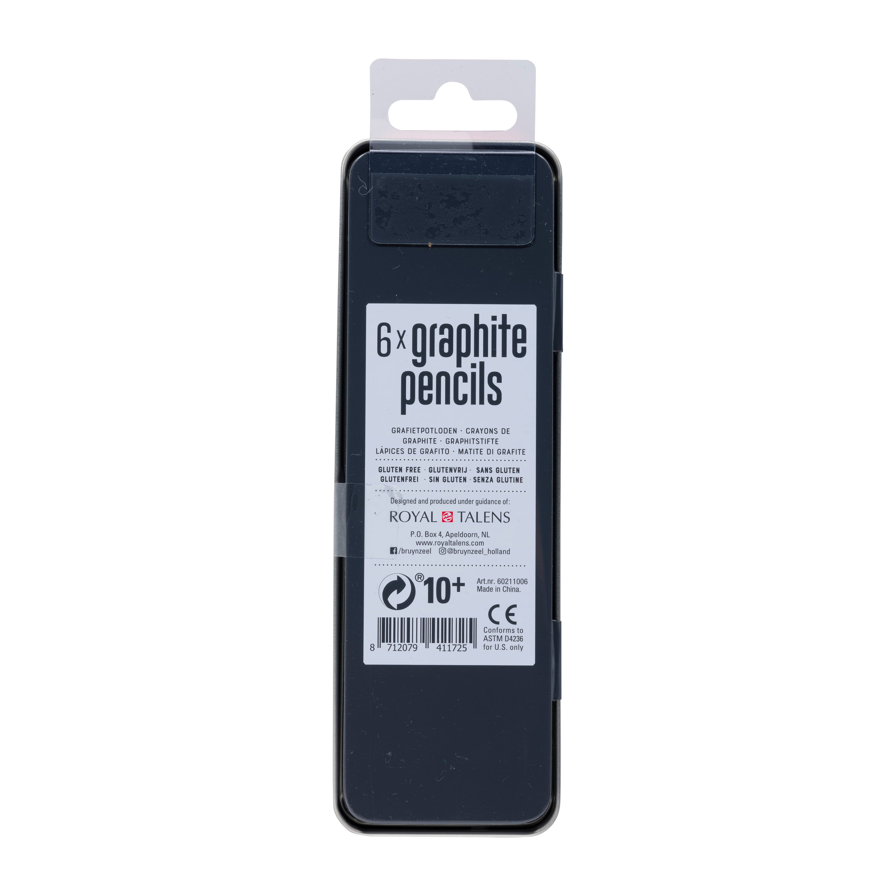 Graphite Pencil Metal Set à 6 Stk