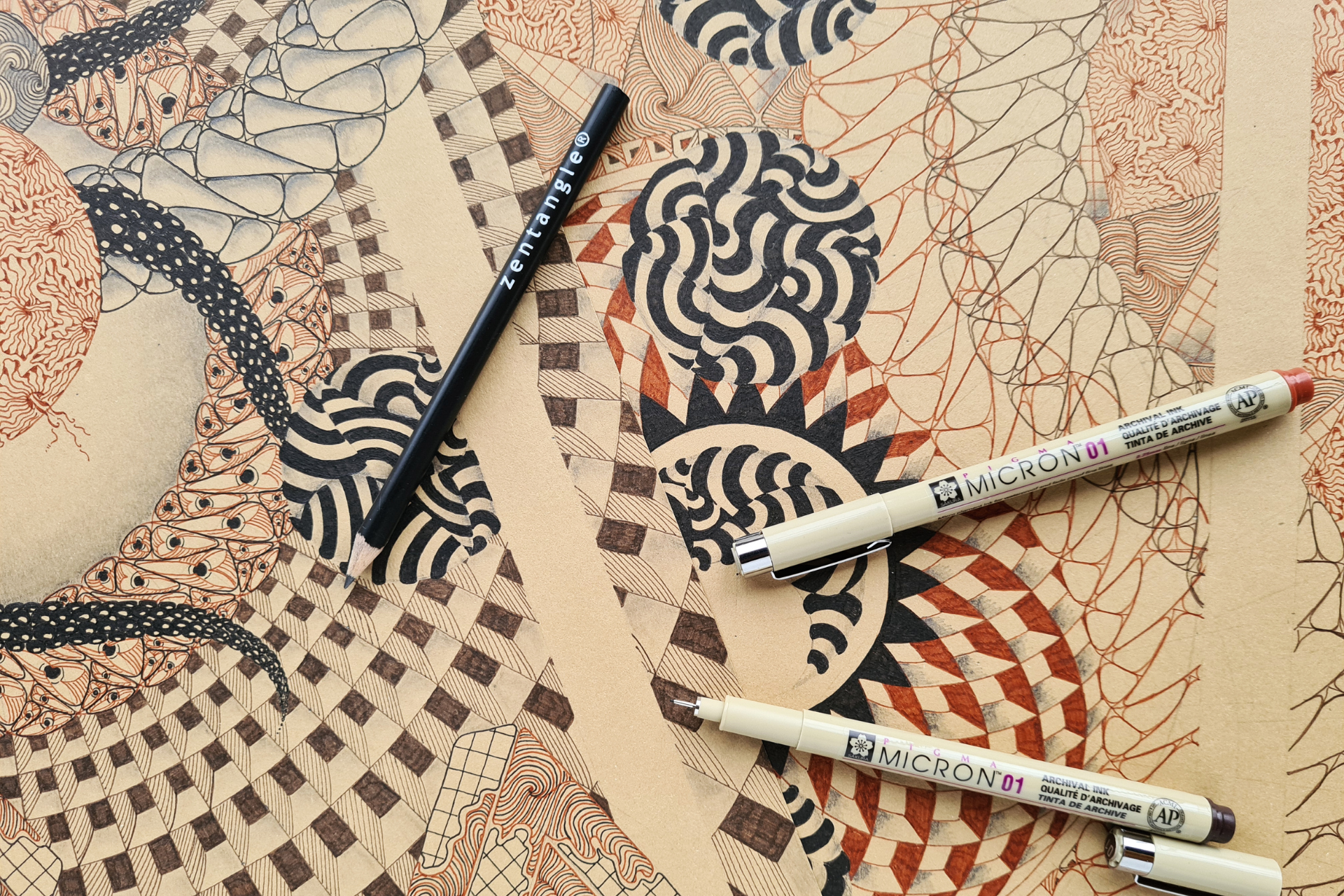 Manga, Zentangle und Handlettering
