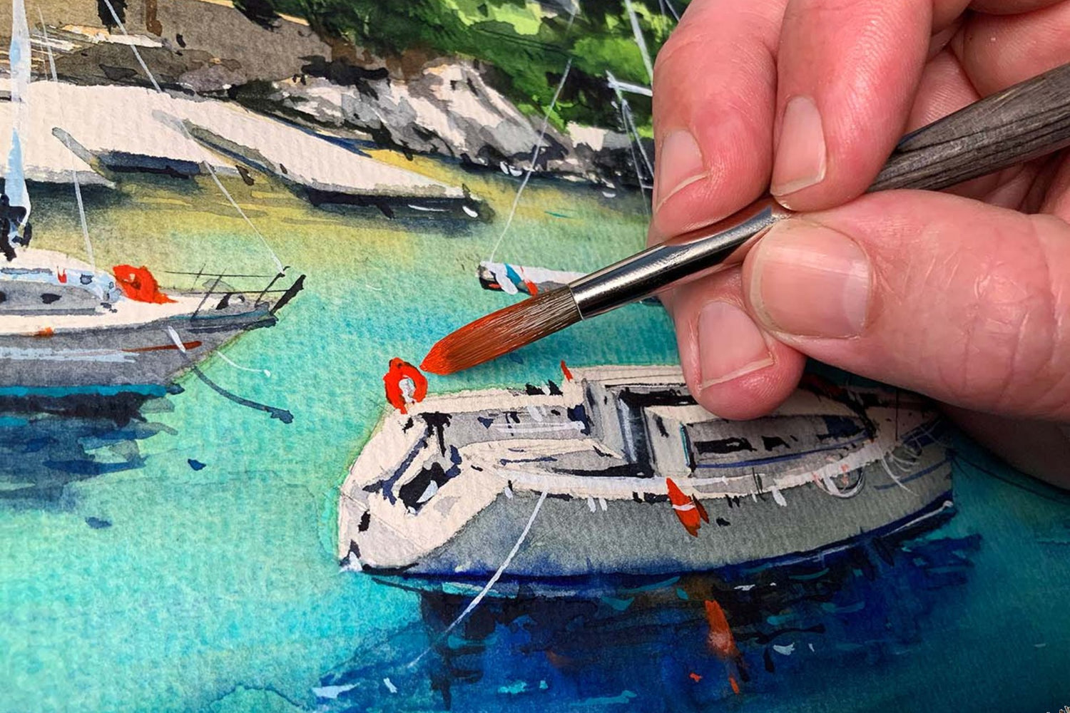 Aquarellpinsel