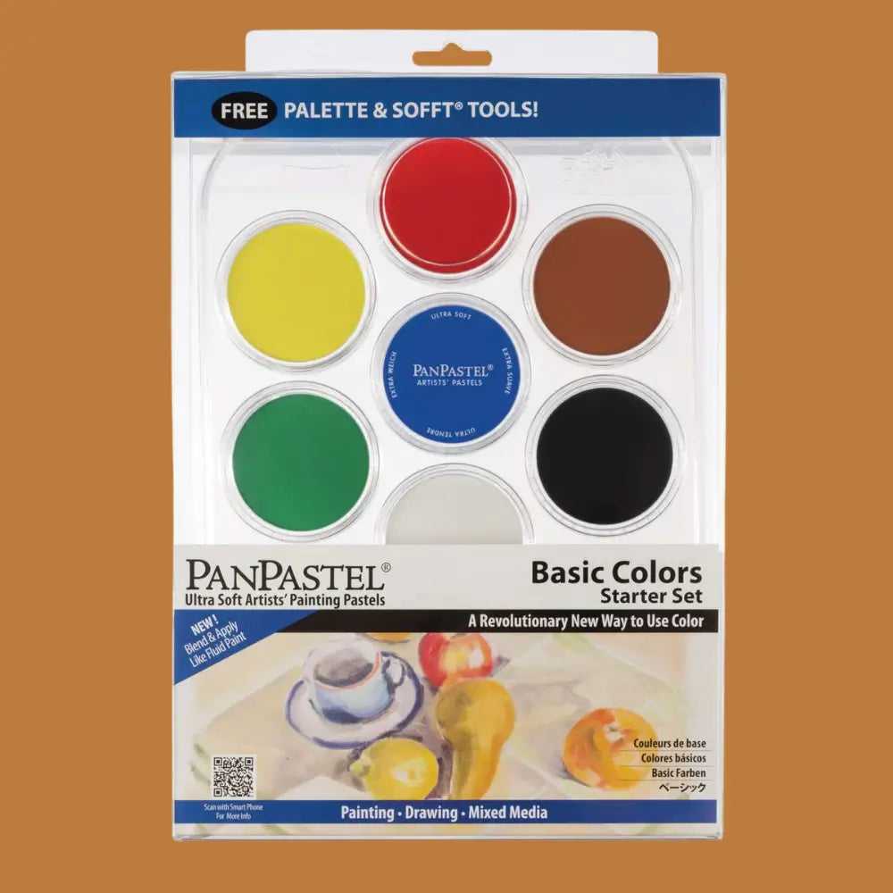 PANPASTEL® Ultra Soft Künstlerpastellfarben - Basic Colours (7er-Set)