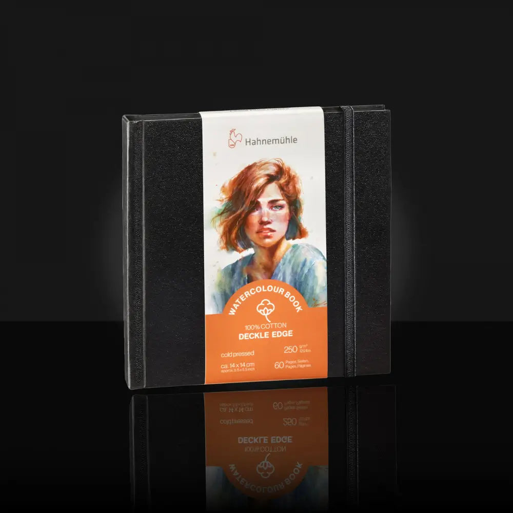 Watercolour Book Deckle Edge, 250g/m2, Landschaftsformat 20.5 x 15.3 cm