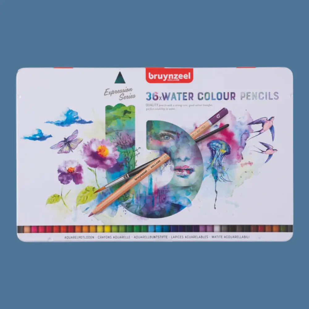 Expression Aquarellbuntstifte, Metalletui mit 36 Stück