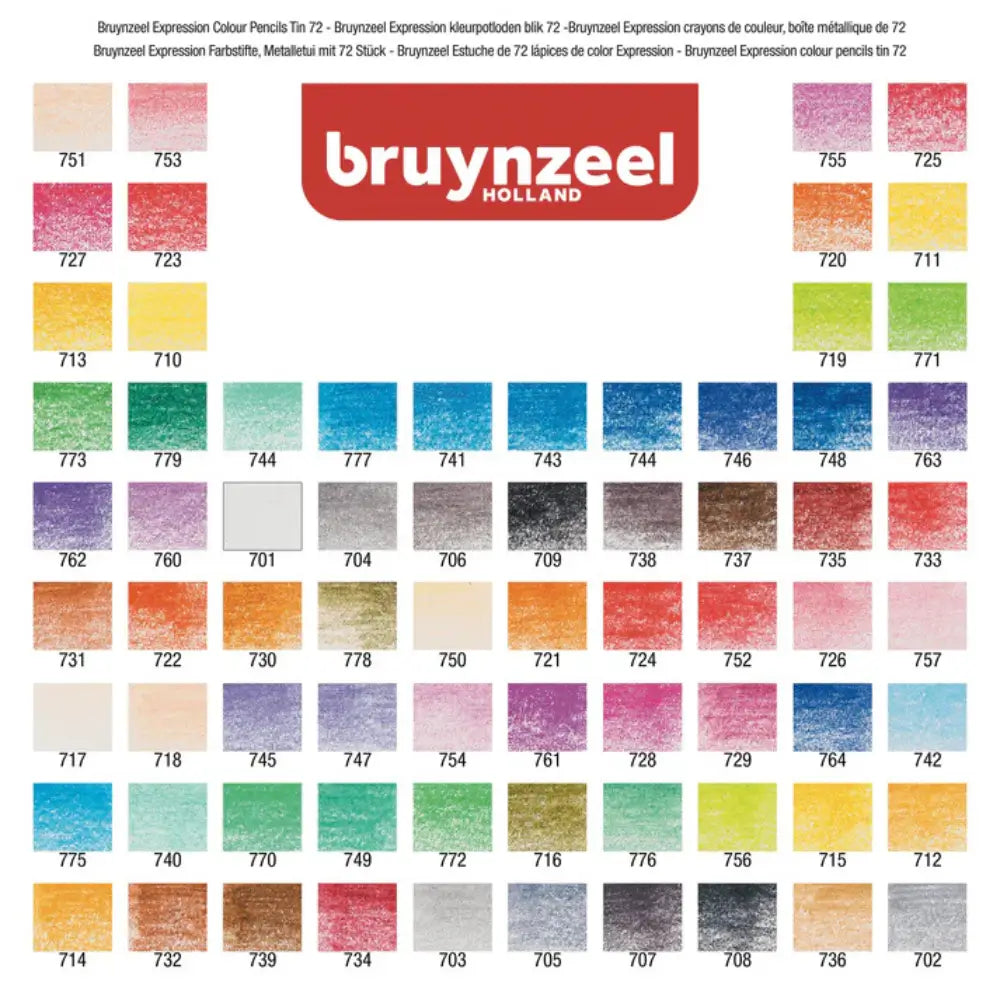 Expression Farbstifte, Metalletui mit 72 Stück