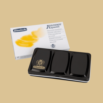 Akademie® Aquarell, Metallkasten mit 1/2 Näpfchen