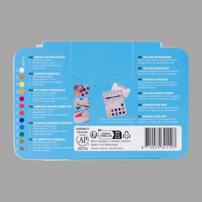 Aquarell Set: Pocket Box, Basic Colours und Aquarell Papier