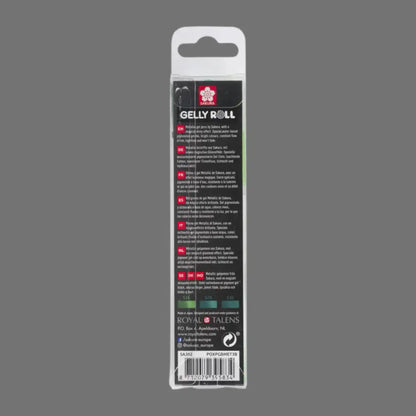 Gelly Roll, 3er-Set (Transparent, Schwarz, Weiss)