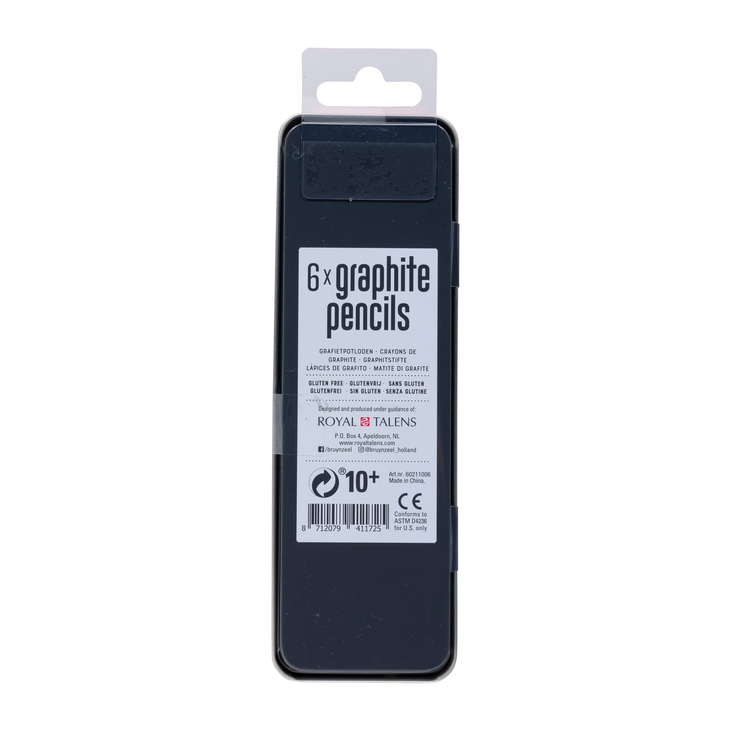 Graphite Pencil Metal Set à 6 Stk