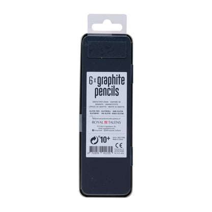 Graphite Pencil Metal Set à 6 Stk