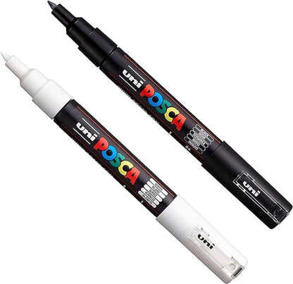 UNI Posca, weiss, PC-1 M, 0.7 mm