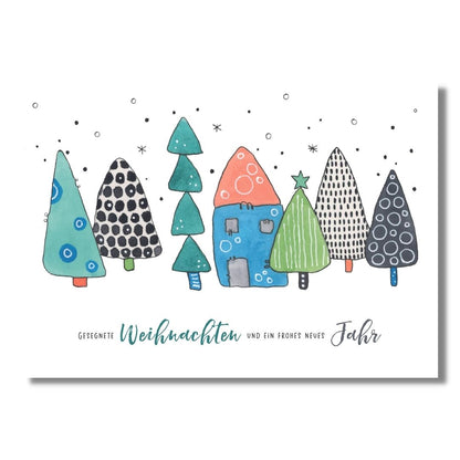 Happy Christmas Postkarten
