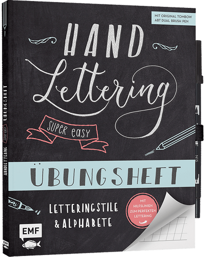 Handlettering - Super easy! Übungsheft