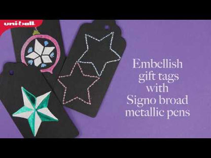 UNI-Ball SIGNO broad Gel-Roller gold