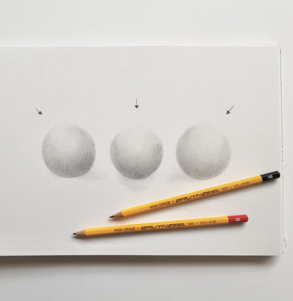 Graphite Pencil Metal Set à 6 Stk